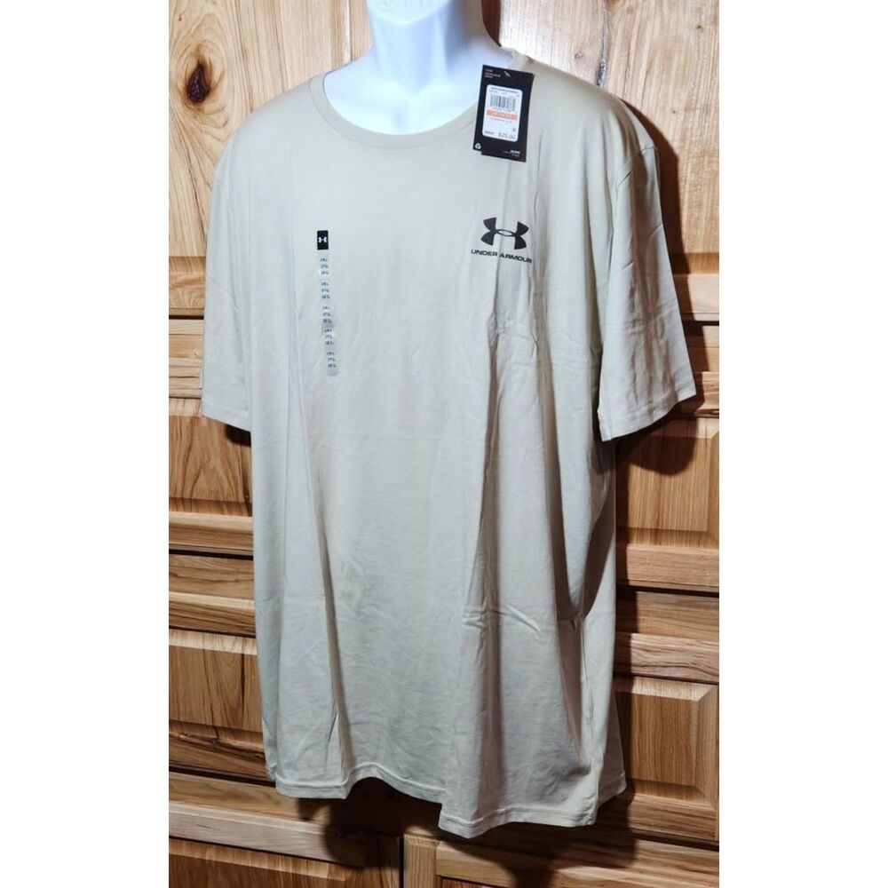 Under Armour Men’s 3XL Loose Fit T-Shirt Tan Khaki